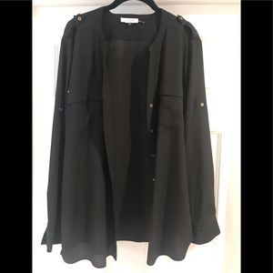 Beautiful Calvin Klein blouse with gold accents